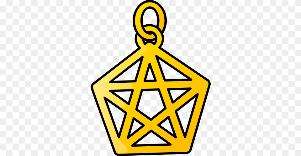 Pentacle Necklace Vector Graphics, Accessories, Earring, Jewelry Png Image