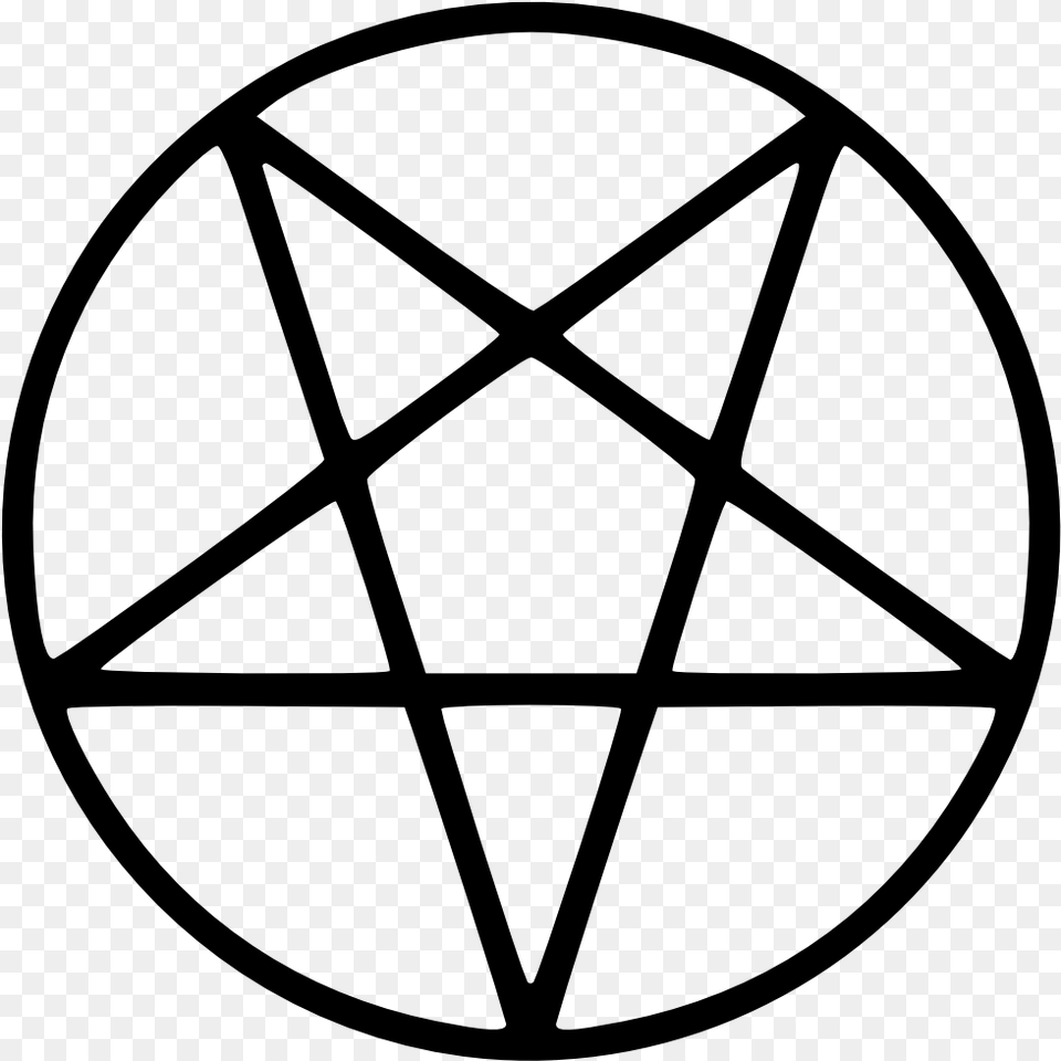 Pentacle Pentagram Vector, Gray Free Png