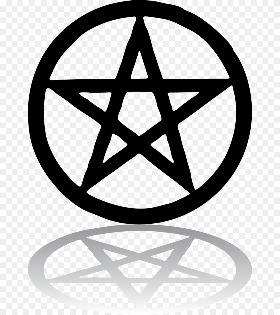 Pentacle Pentagram Wicca Modern Paganism Witchcraft Transparent Pentagram, Logo, Symbol, Emblem Free Png Download