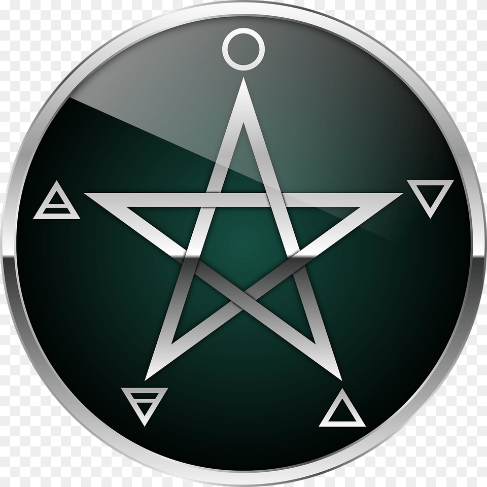 Pentacle Pentagram Wicca Photo Trans Pentagram, Star Symbol, Symbol, Disk Png Image