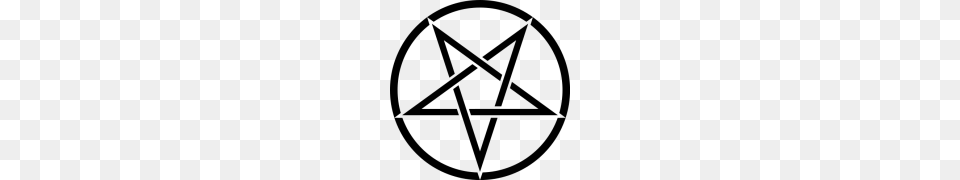 Pentacle Picture, Gray Free Png Download