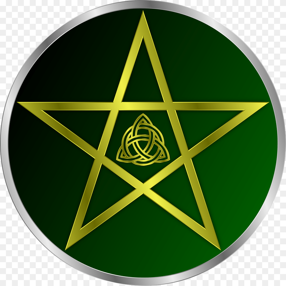 Pentacle Wicca Pentagram Free Picture Zashita Ot Privorota Amulet, Star Symbol, Symbol, Disk Png Image