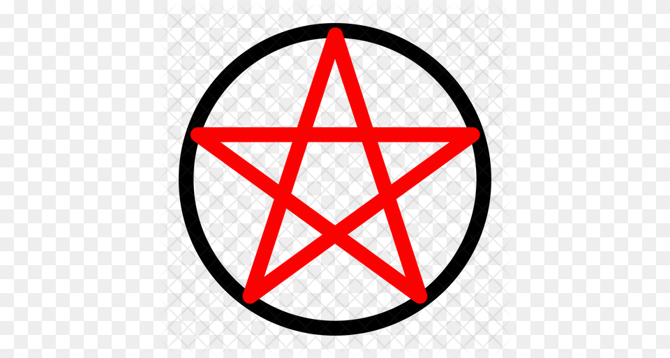 Pentagon Icon Pentagram Transparent Background, Star Symbol, Symbol, Cross Free Png
