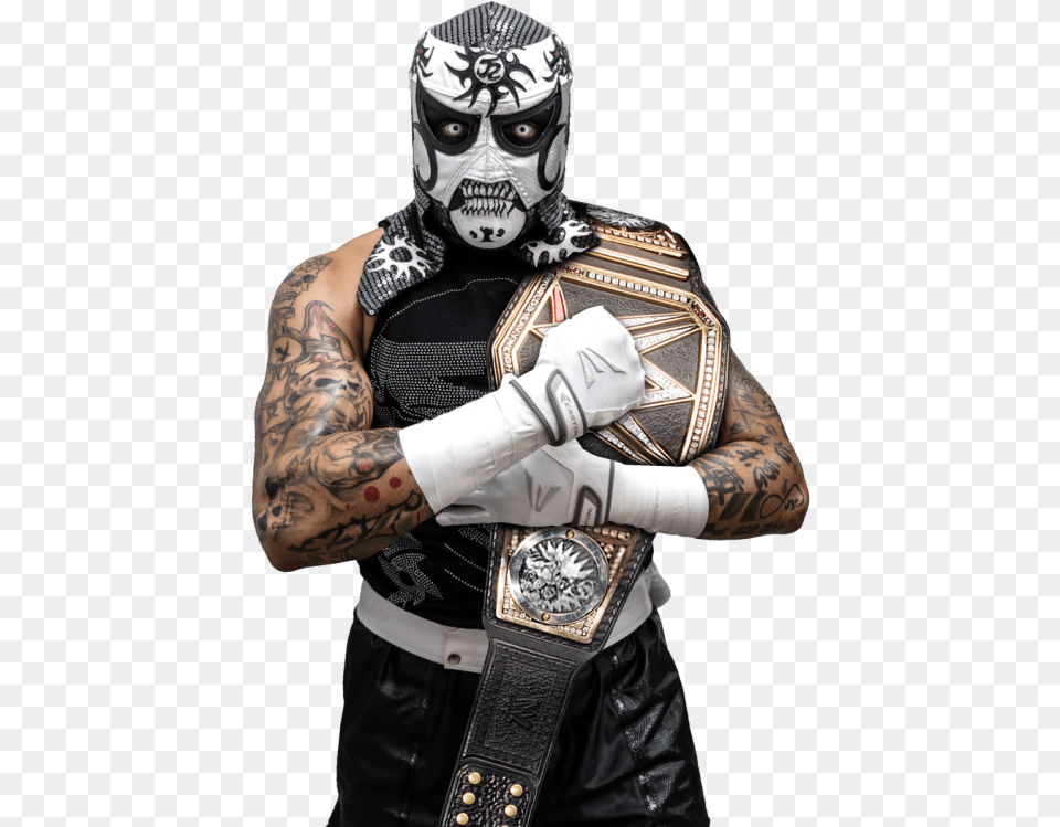 Pentagon Luchador, Tattoo, Skin, Person, Clothing Png Image