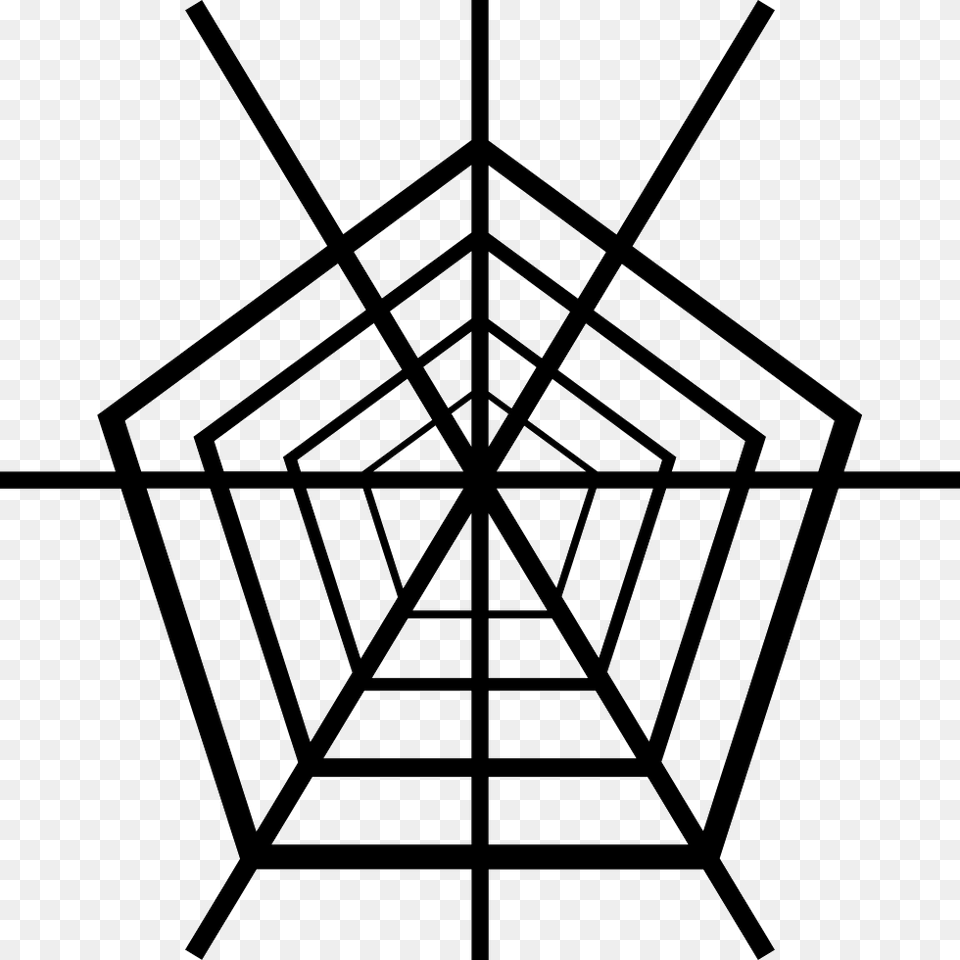 Pentagon Spider Web, Chandelier, Lamp, Spider Web Free Png