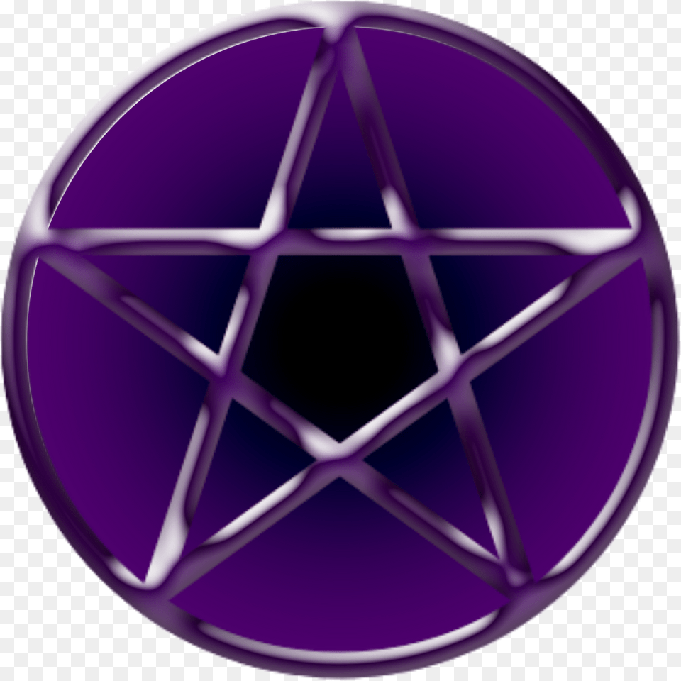 Pentagram, Purple, Sphere, Accessories, Gemstone Free Png Download