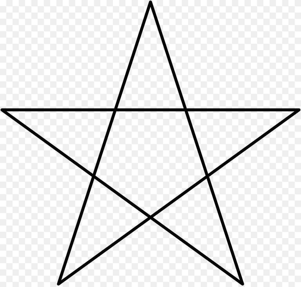 Pentagram, Gray Free Transparent Png