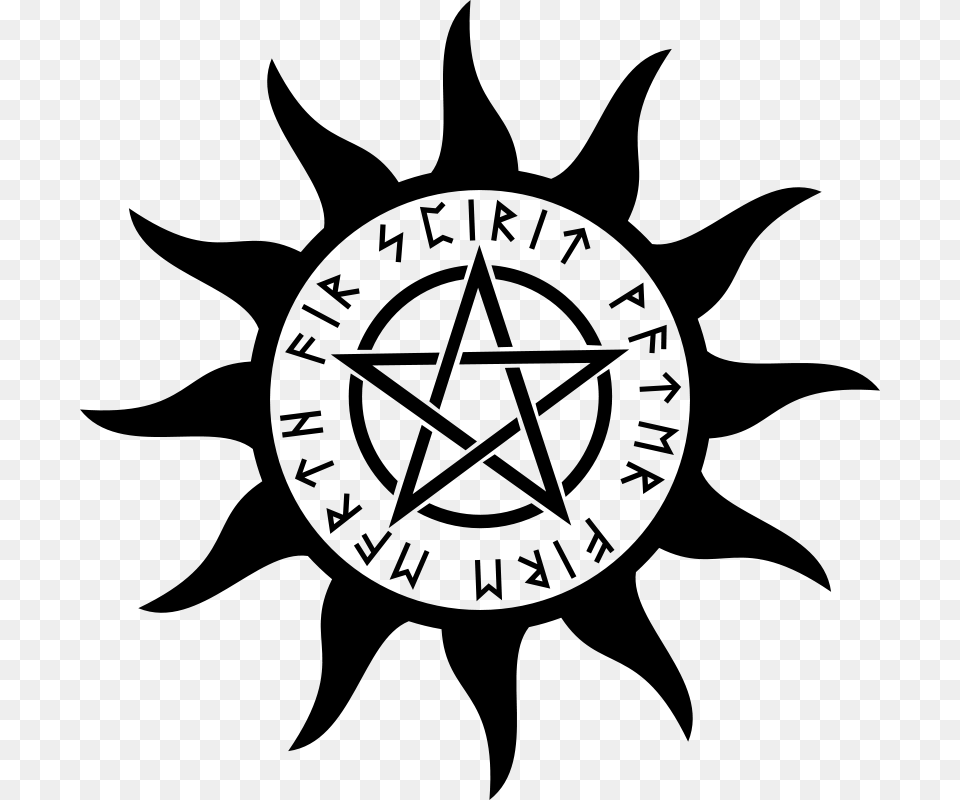 Pentagram Clipart Clip Art, Gray Free Transparent Png