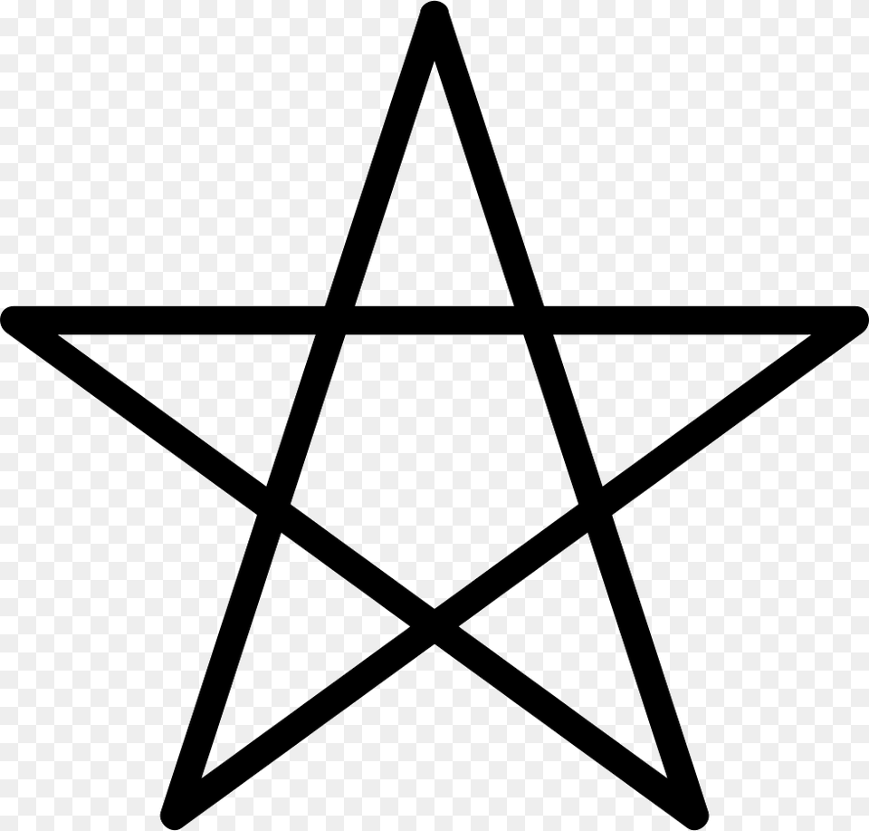 Pentagram Comments Does A Pentagram Mean, Star Symbol, Symbol, Cross Free Transparent Png