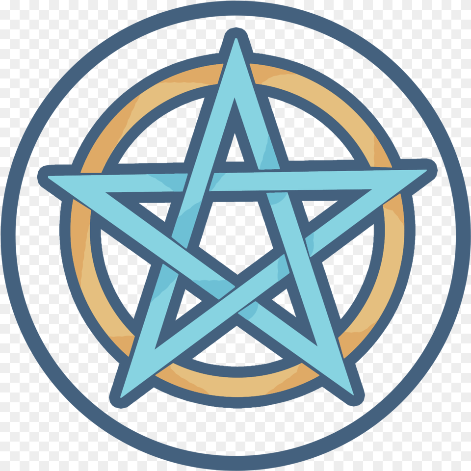 Pentagram Teal Star Clip Art, Star Symbol, Symbol Free Png Download