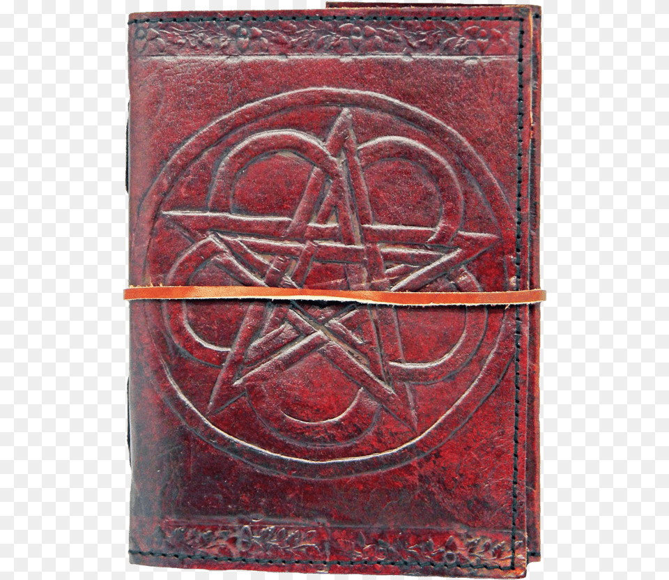 Pentagram Leather Journal Wood, Diary, Book, Publication Free Transparent Png