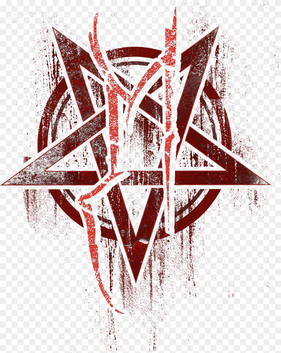 Pentagram Logo Transp Download Graphic Design, Cross, Maroon, Symbol, Star Symbol Free Transparent Png