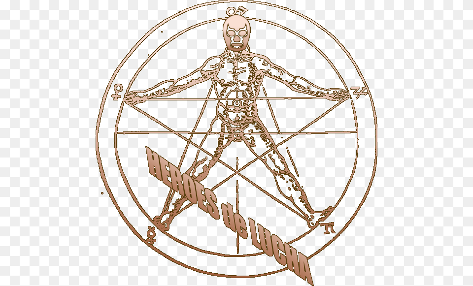 Pentagram Man, Bow, Weapon, Face, Head Free Png