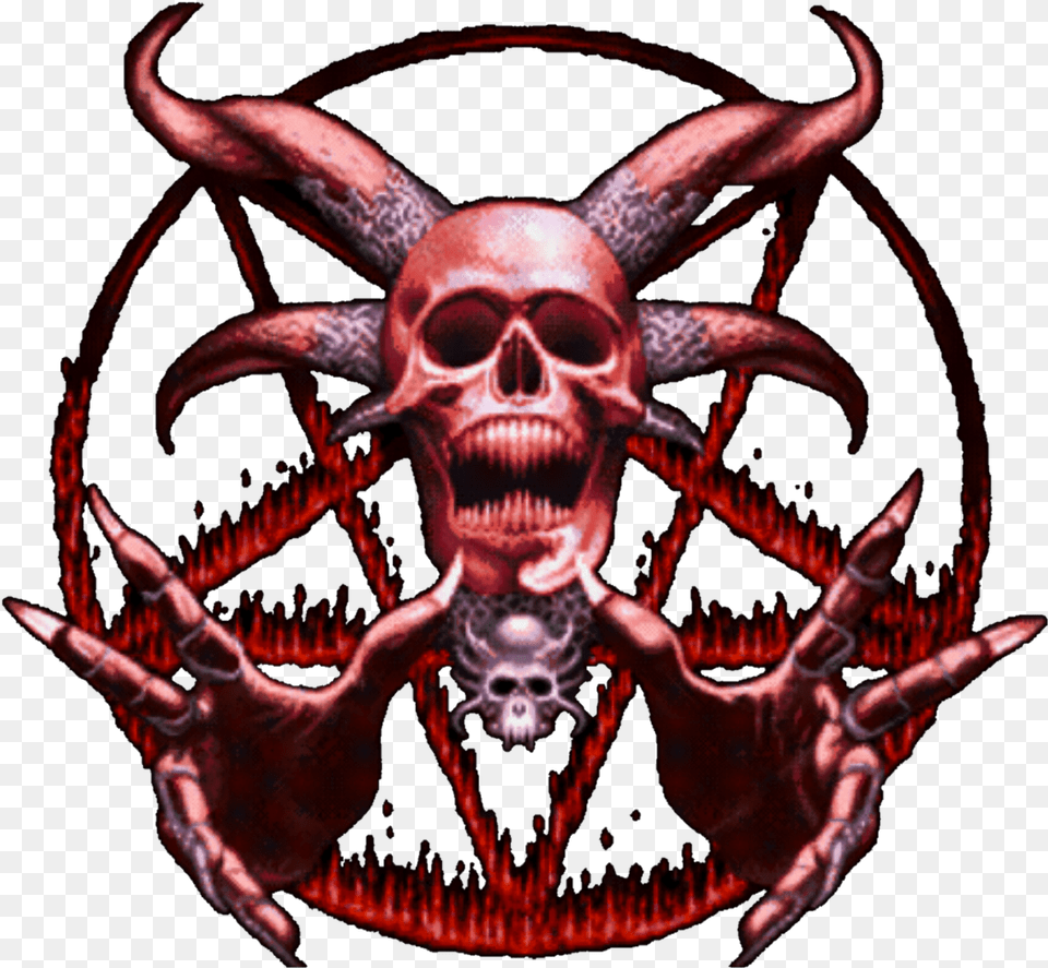 Pentagram Pentacle Evil Demon Horrortartz Darkart Stick Demon, Accessories, Adult, Person, Man Free Png Download