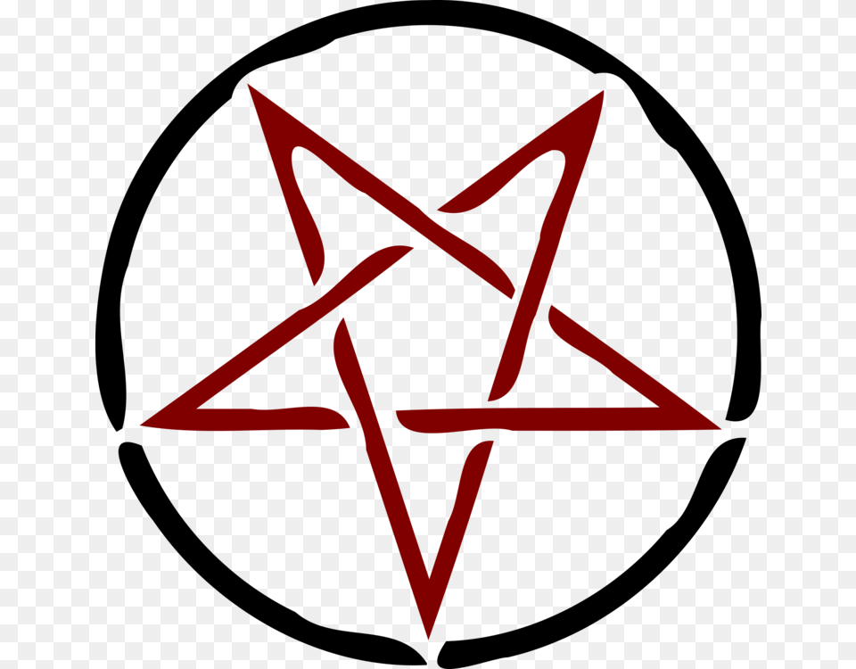Pentagram Pentacle Satanism Wicca Sigil Of Baphomet, Star Symbol, Symbol Free Transparent Png