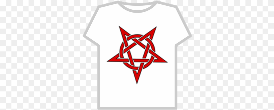 Pentagram Roblox Logo Satan, Clothing, Star Symbol, Symbol, T-shirt Free Transparent Png