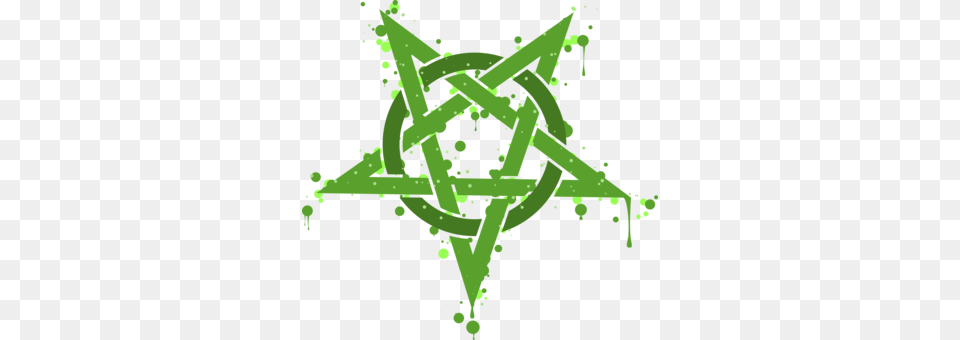 Pentagram Satanism Sigil Of Baphomet Pentacle Wicca Satanic Birthday, Green, Symbol, Baby, Person Png