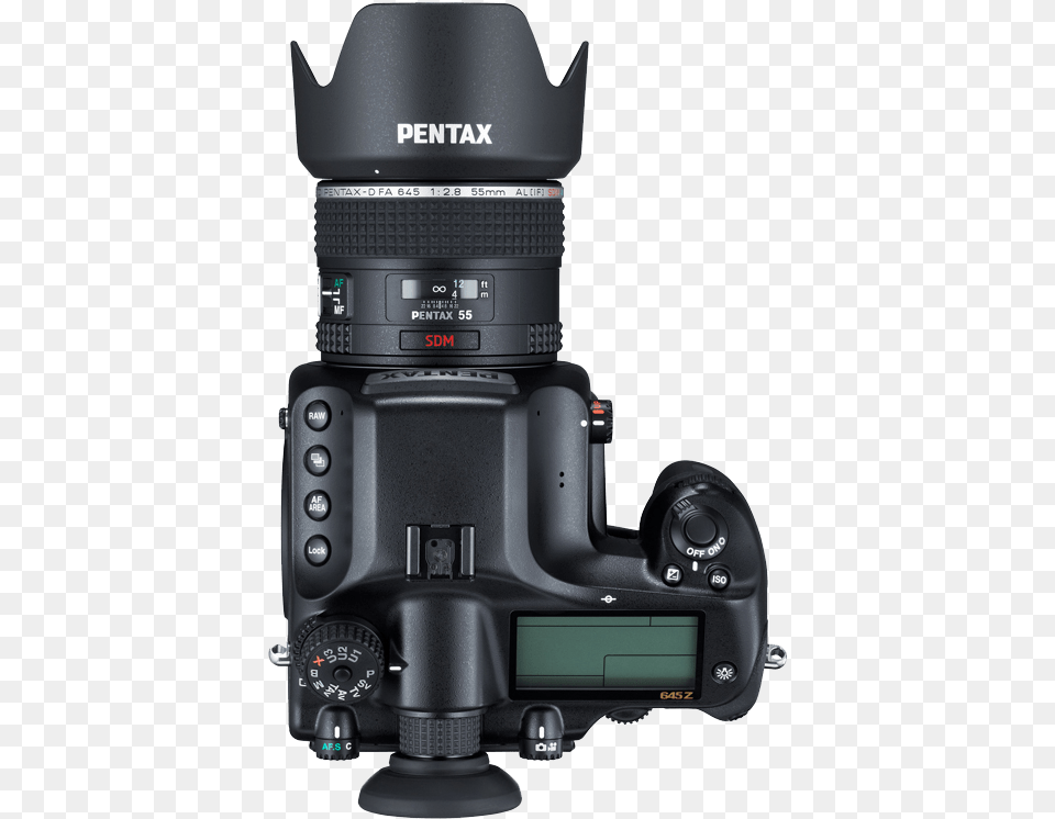 Pentax 645z Camera Top View Transparent Background Nikon D850 Vs Pentax, Electronics, Video Camera, Digital Camera Png