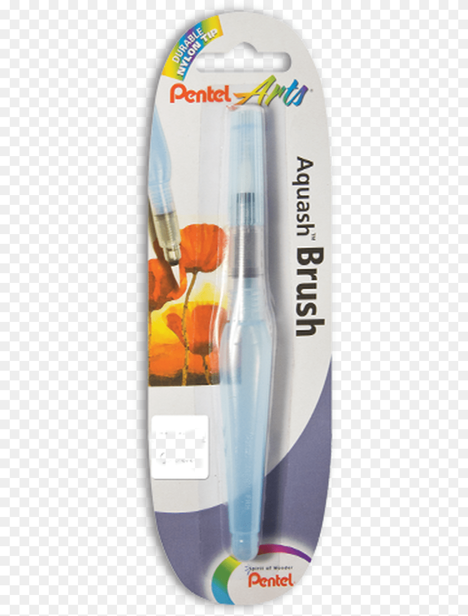 Pentel Aquash Water Brush Pen Glass Bottle, Device, Tool, Toothbrush, Skateboard Free Png