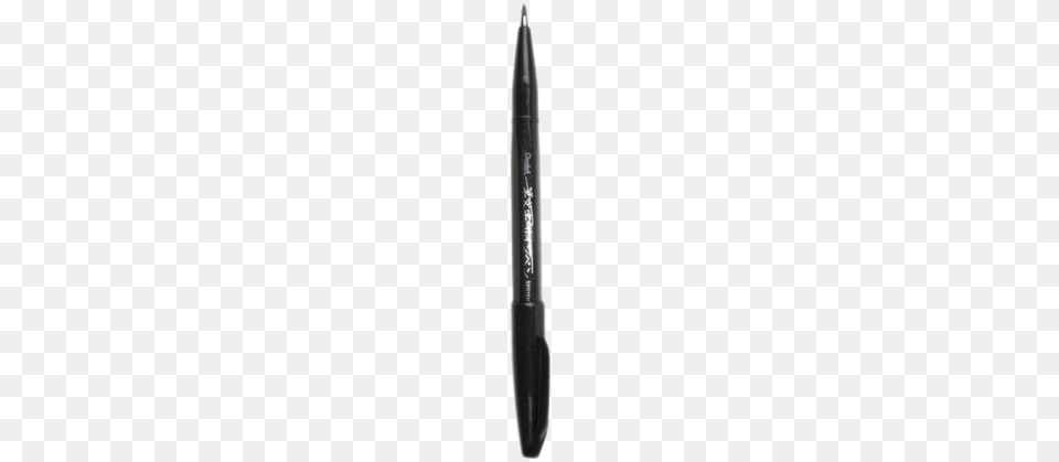 Pentel Fude Touch Sign Pen Black Eye Liner, Ammunition, Weapon, Bullet Png Image