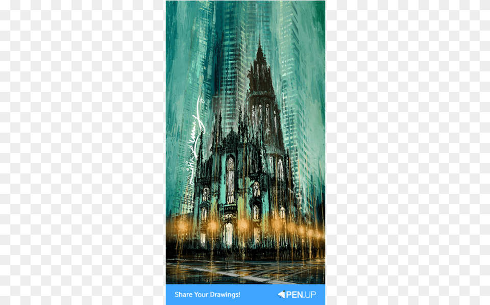 Penup Blog Tip Drawing Gothic Architecture Using Drawing Gothic Architecture, Church, Urban, Building, Cathedral Png Image