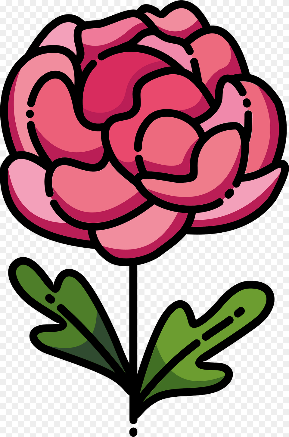 Peony Clipart, Flower, Plant, Dahlia, Geranium Png Image