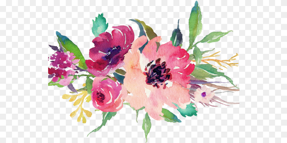Peony Clipart Floral Watercolor Flower Bunch, Art, Pattern, Graphics, Floral Design Free Transparent Png