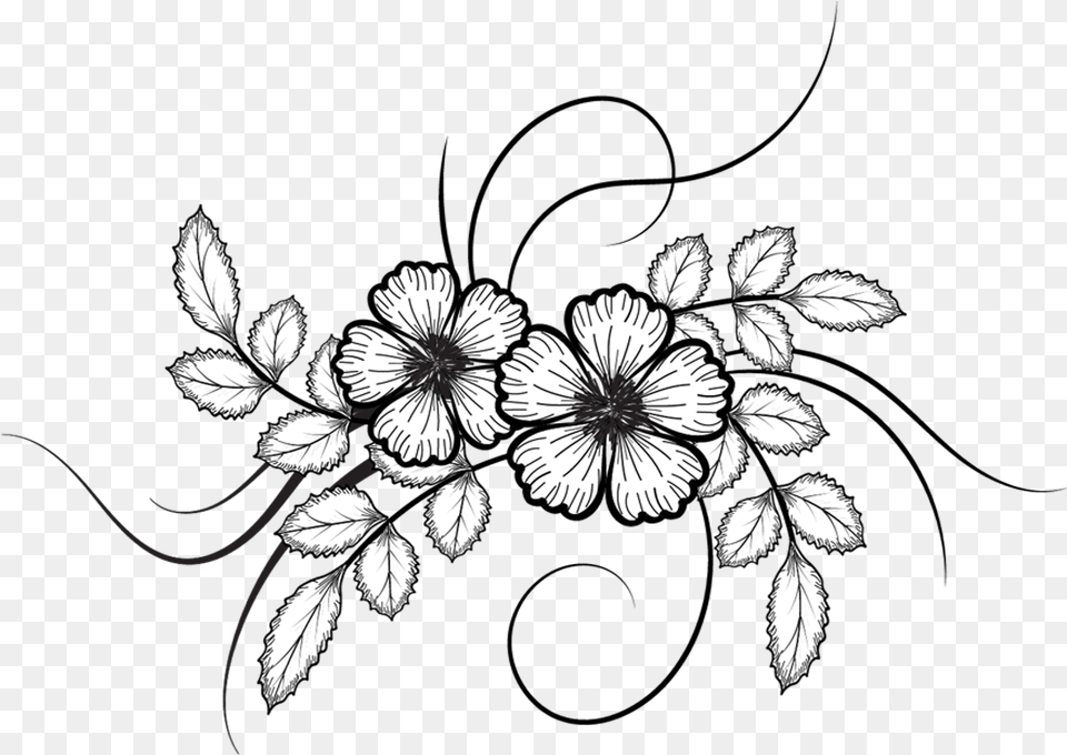 Peony Tattoo Drawing Flower Sketch, Pattern, Art, Floral Design, Graphics Free Png Download