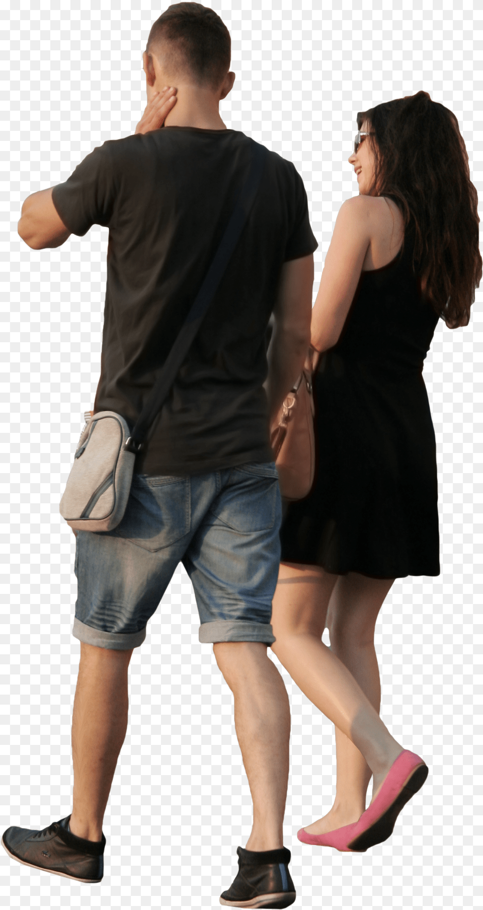 People, Shoe, Back, Shorts, Body Part Free Png Download