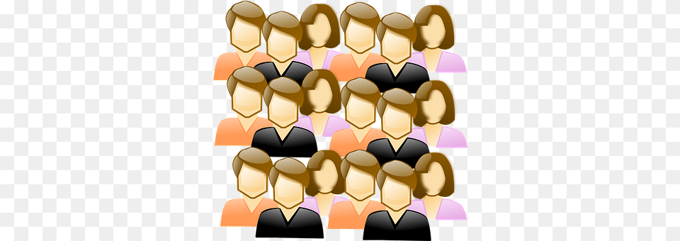 People Crowd, Person, Art, Collage Png