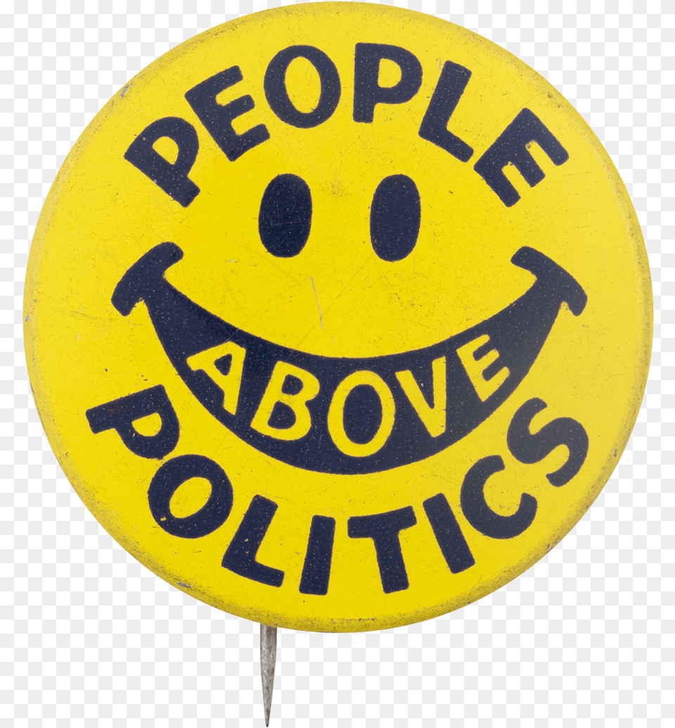 People Above Politics Happy, Badge, Logo, Symbol, Road Sign Png