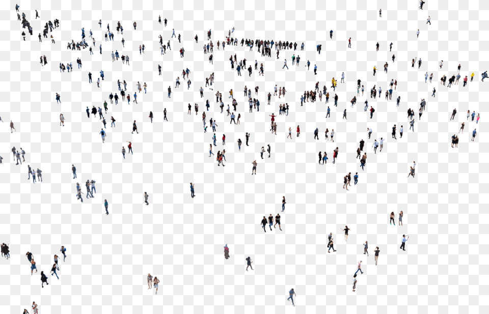 People Aerial, Person, Architecture, Building, Crowd Png Image