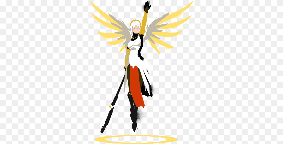 People Are Resurrect Mercy Overwatch Sprays, Adult, Male, Man, Person Png Image