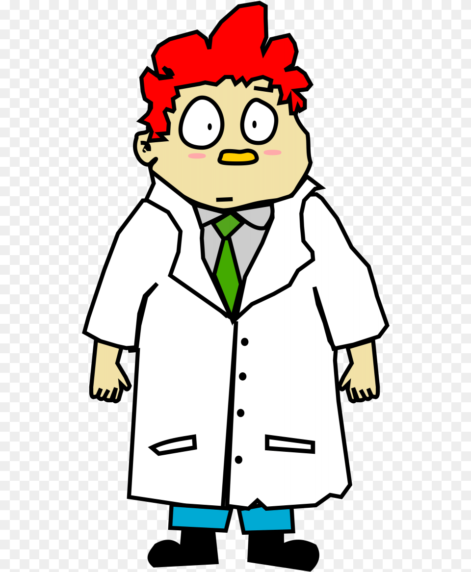 People Arguing Clipart Cartoon Scientist, Clothing, Coat, Lab Coat, Baby Free Png