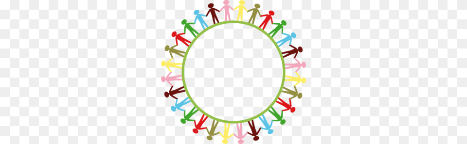 People Around Circle Holding Hands Clip Art Free Png