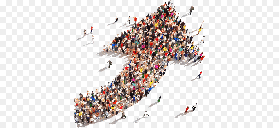 People Arrow Stickpng People Arrow, Crowd, Person, Audience, Concert Free Transparent Png
