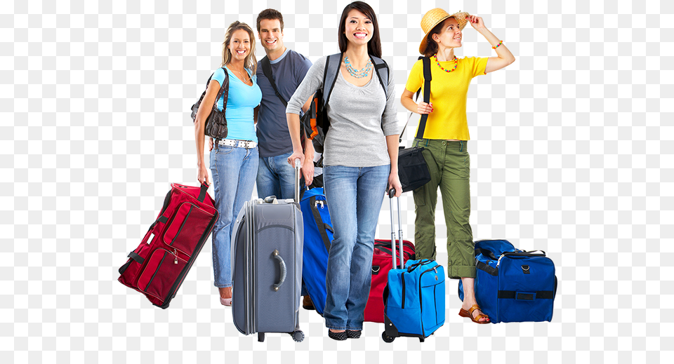People At Airport, Woman, Adult, Person, Baggage Png Image