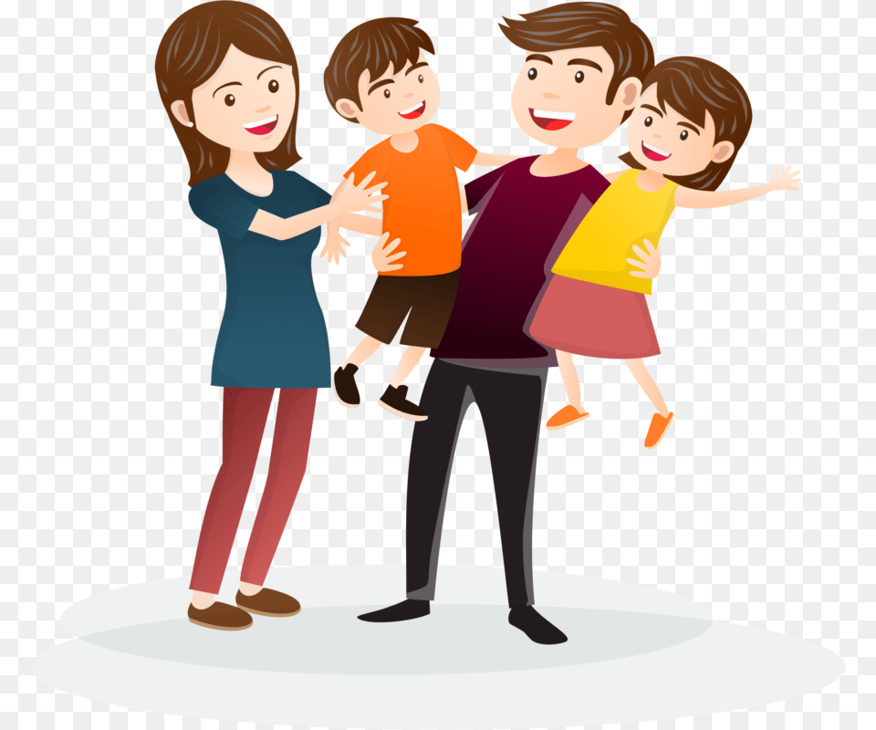 People Clip Art Family Family Clipart, Person, Baby, Clothing, Pants Png Image