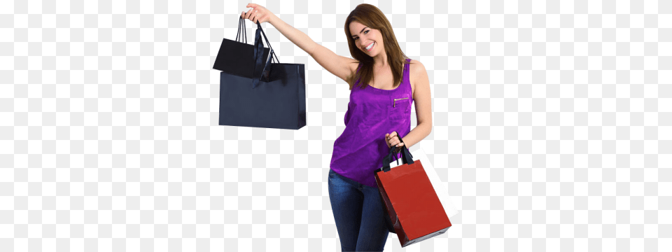 People Clipart, Person, Shopping, Bag, Woman Png Image
