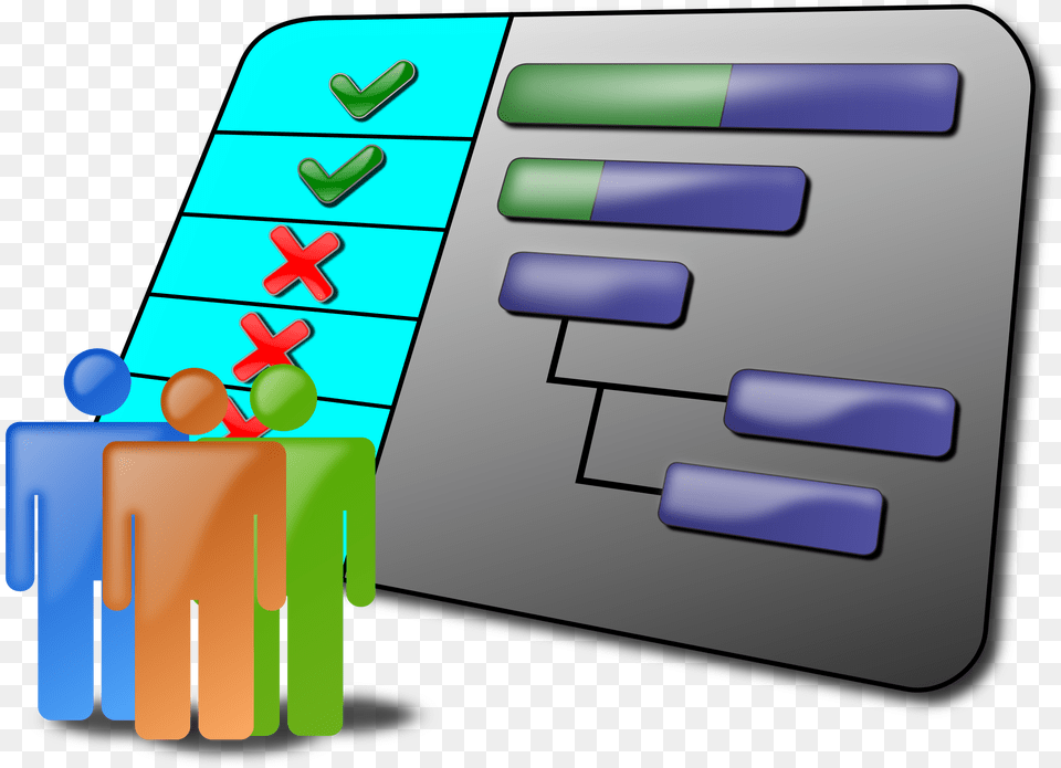 People Clipart Calendar Gantt Chart Png