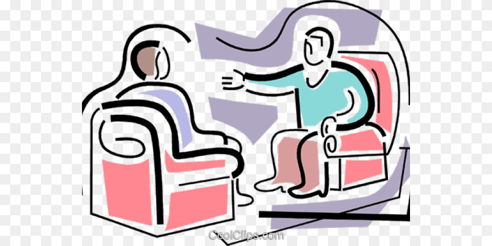 People Clipart Chair Individual Counseling Counsellor Clipart, Person, Couch, Furniture, E-scooter Free Png Download