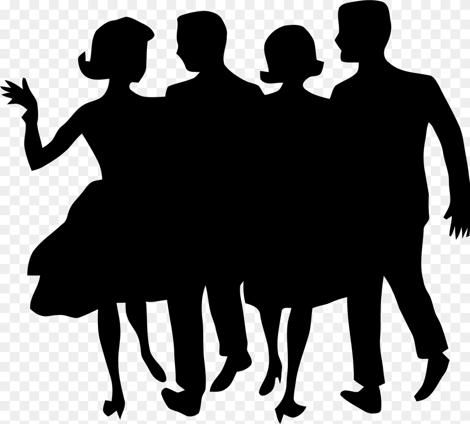 People Clipart Silhouette People Silhouette Clipart, Gray Png