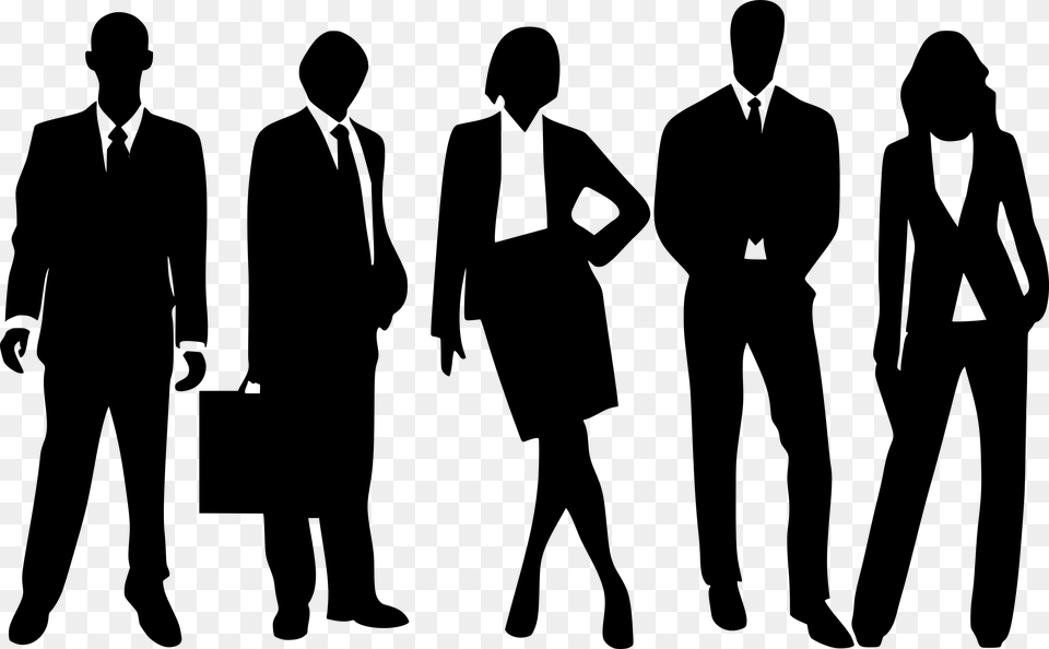 People Clipart Transparent, Gray Png Image