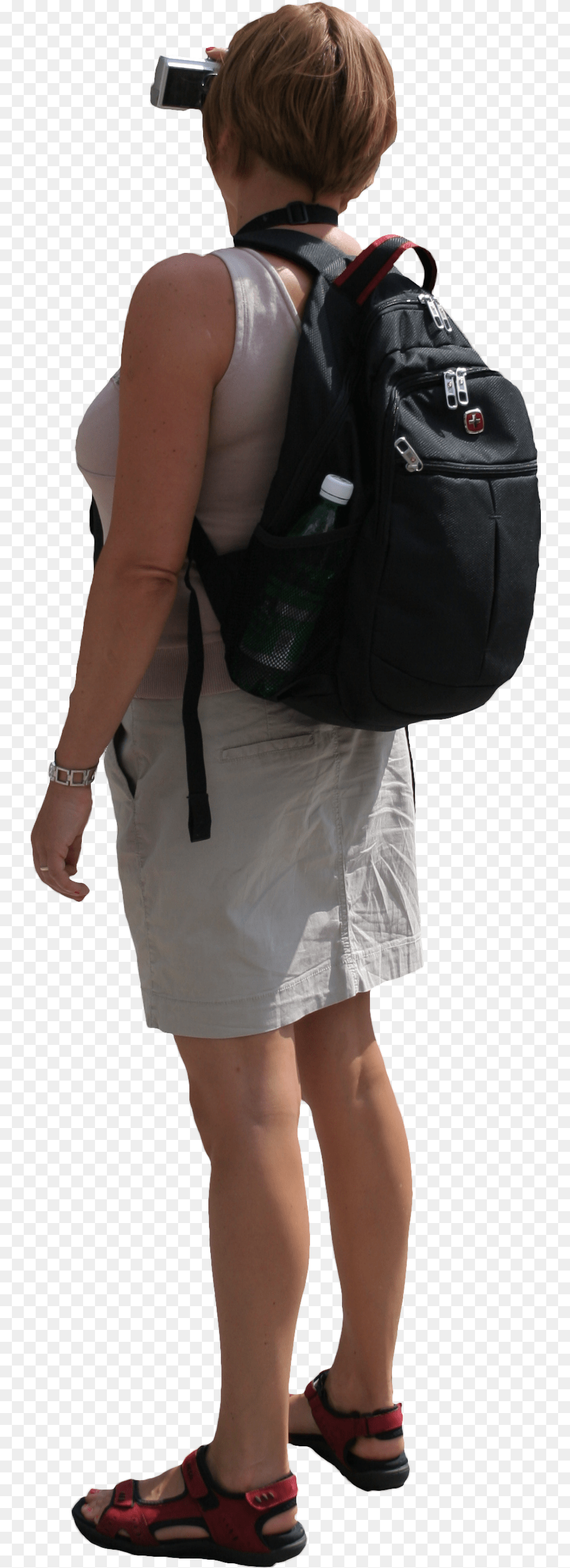 People Cut Out Download People Take Picture, Shorts, Bag, Clothing, Adult Free Png