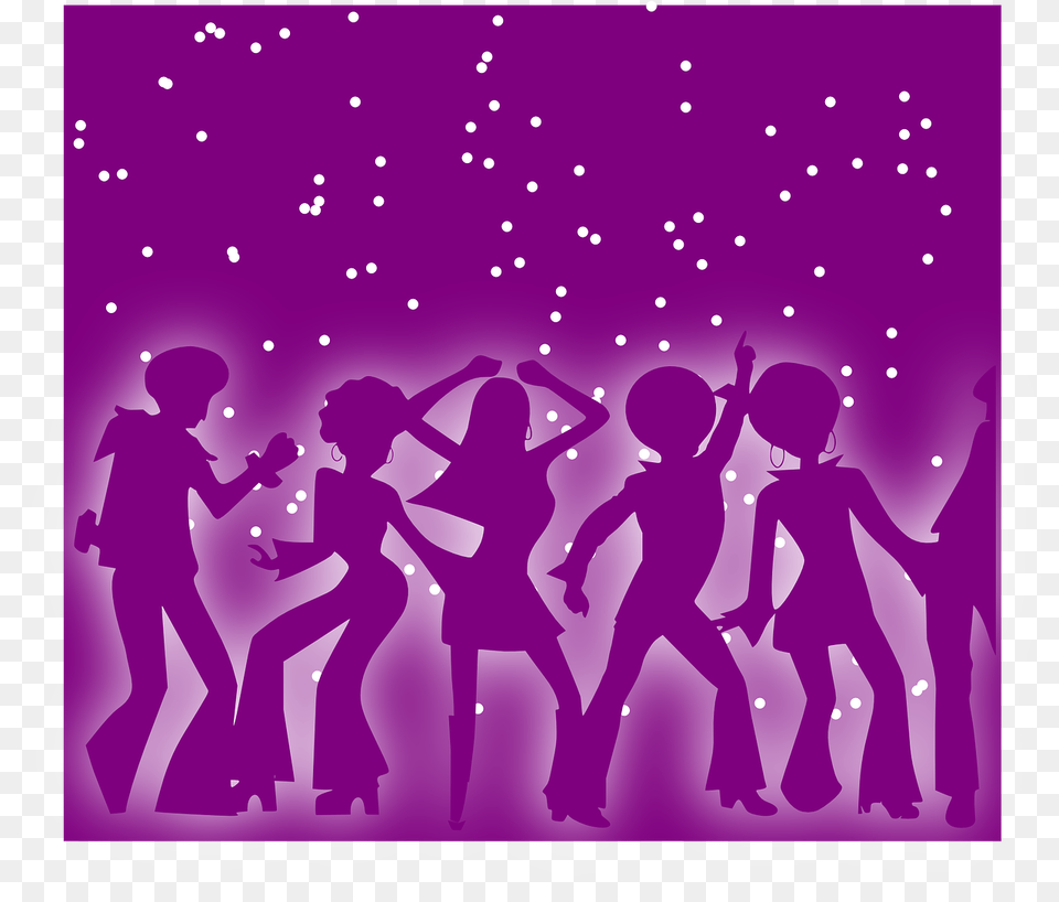 People Dancing Disco Vector Graphic On Pixabay Disco Clip Art, Purple, Person, Male, Boy Png