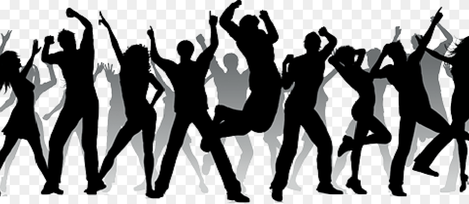 People Dancing Silhouette, Person, Concert, Crowd, Leisure Activities Free Png