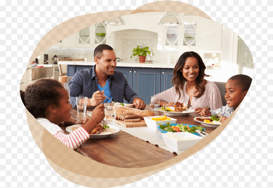 People Eating Family Eating Download Original Size Pleasant Mealtime, Indoors, Food, Lunch, Meal Free Transparent Png