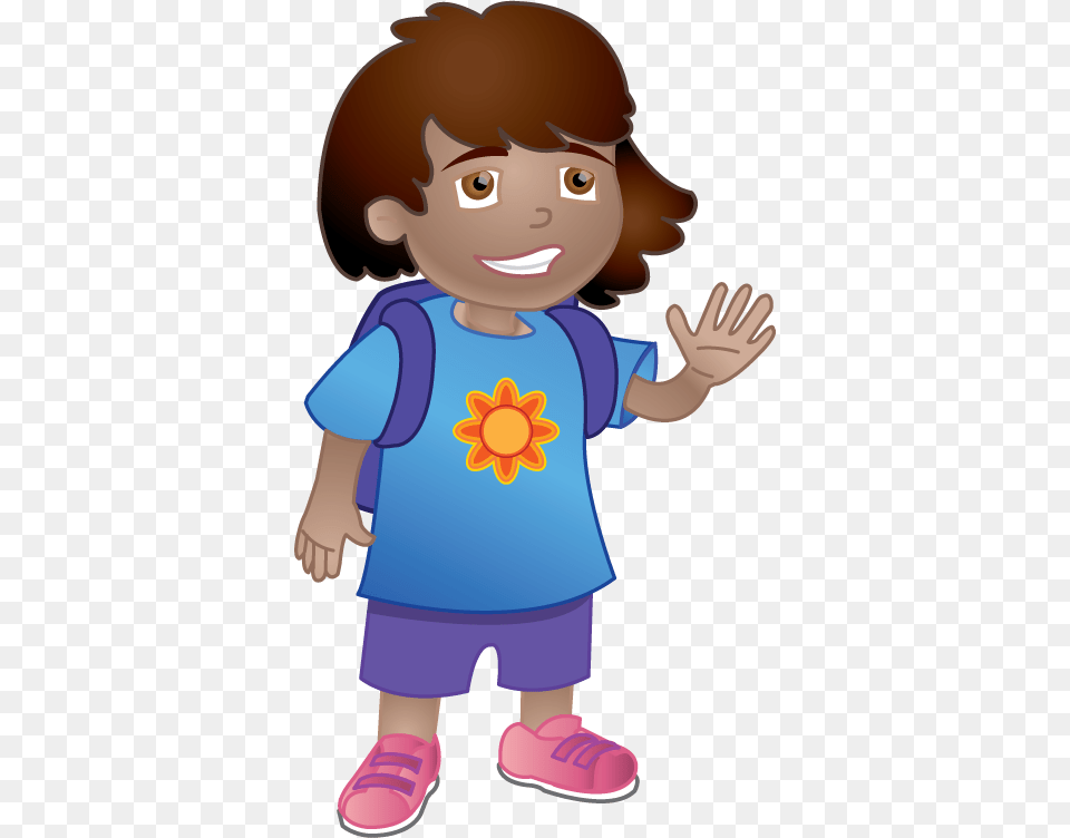 People Education Girl Ready For School Black Clip Art, Baby, Person, Book, Comics Free Png