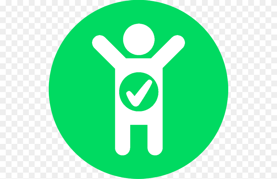 People Facebook Logo In Green, Sign, Symbol, Disk Free Transparent Png