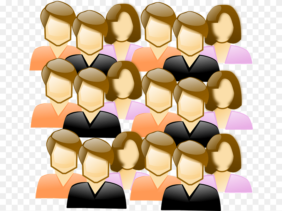 People Faces Vector Graphic On Pixabay Safe Distancing Measures Singapore, Person, Crowd, Art, Collage Free Transparent Png